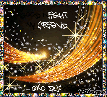 Image result for good night with stars blingee