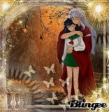 Inu and Kag Love in the Rain