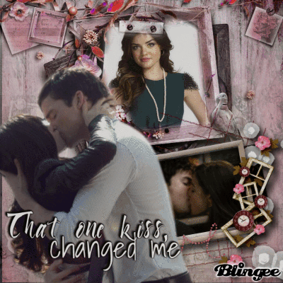 {["That one kiss changed me"]}Aria&Ezra//Pretty Little Liars 