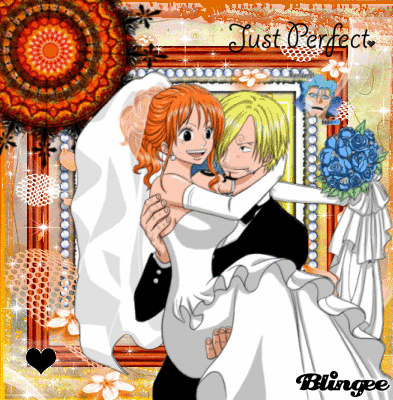 sanji x nami: the marriage Picture #129879732 | Blingee.com