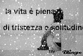La Vita E Piena Di Tristezza E Solitudine Fotografia 129842192 Blingee Com
