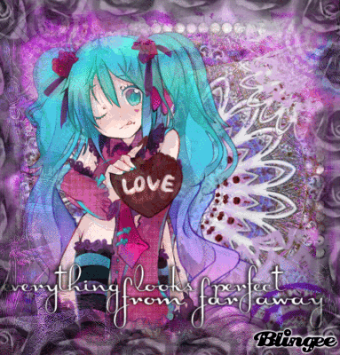 Miku Hatsune in Purple♪ //// Picture #129911197 | Blingee.com