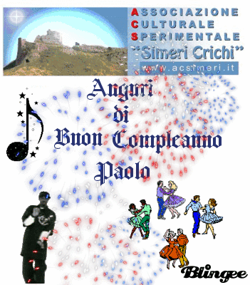 Buon Compleanno Paolo Picture #129937573 | Blingee.com