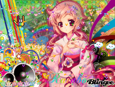 Rainbow Anime Gifs - Chibi Colourful Cute Rainbow Magical Gif By Stella
