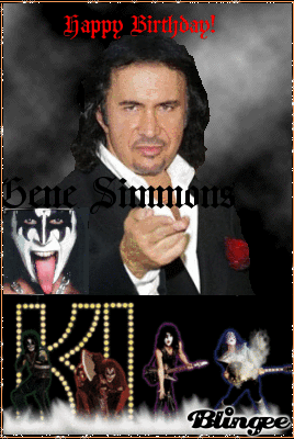 Happy Birthday Gene Simmons by Rebecca/Bling Picture #130312419