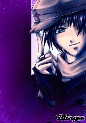 Anime Boy Dark Purple Picture 130469566 Blingee Com