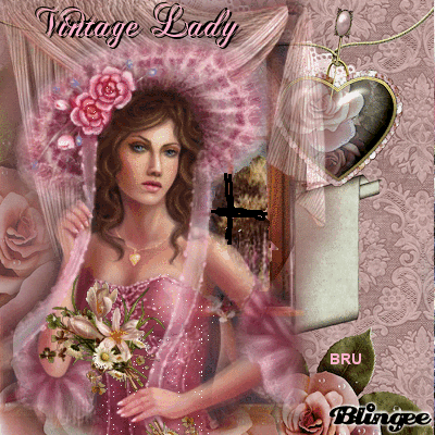 Vintage Lady in Pink   By BRU