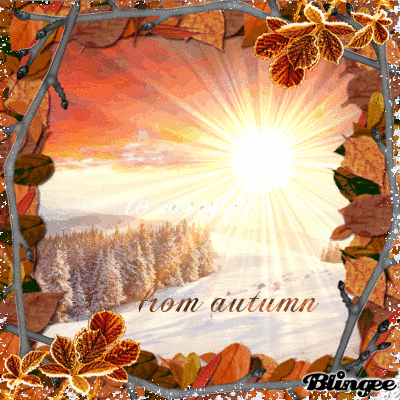 from autumn to winter