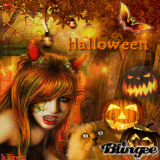 Halloween Vampire Woman & Cat