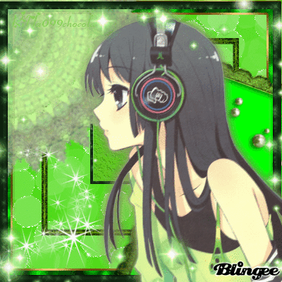 Fotos Animadas Anime Girl Green Para Compartir 131063989