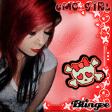 Emo Red Girl