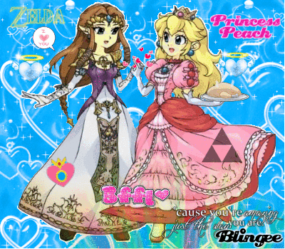 Princess Zelda Princess Peach Best Friends For Eva Picture 131229677 Blingee Com It has 6.0mb file size. blingee com