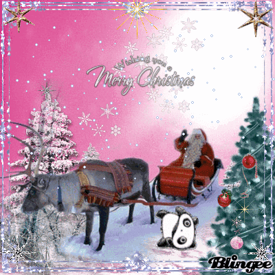 Le cerf du pere Noel