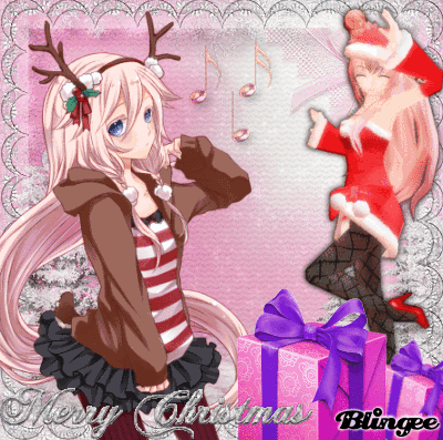 Luka Megurine Merry Christmas Picture 131455771 Blingee Com U menya uzhe est eta igra. blingee com