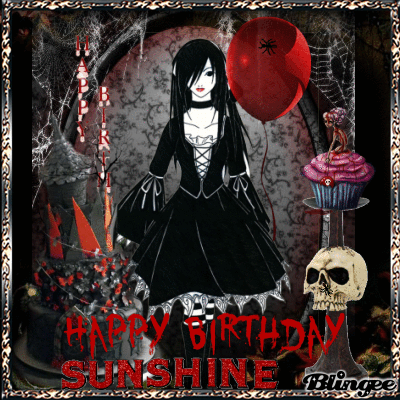 Goth Birthday Picture #131486018 | Blingee.com