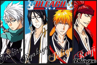 Фотография ☆ bleach - toshiro / byakuya / ichigo / renji ☆ #131718554 |  Blingee.com