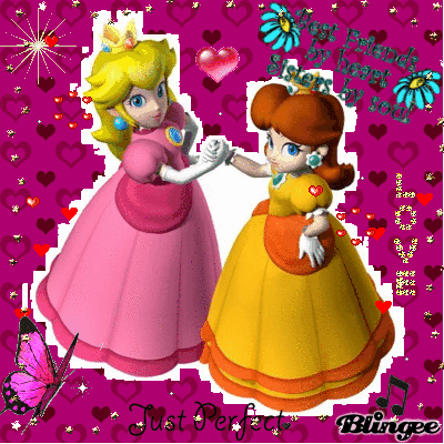 Peach and daisy best friends