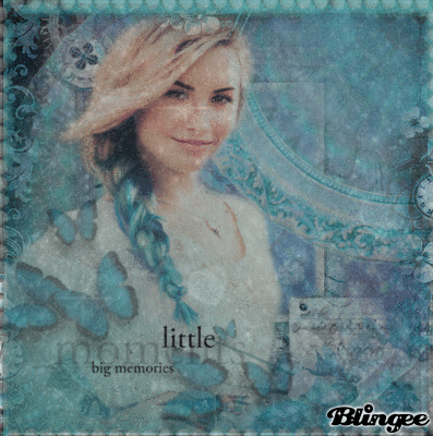 Demi Lovato ~blue~ By:annjahirscher