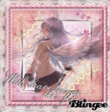 An Angel . with wings fly - for elena