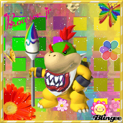 Bowser jr paint 2 colorfull Picture #132328311 | Blingee.com