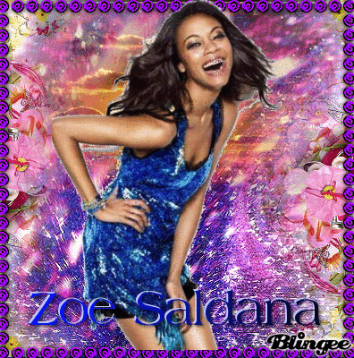 Zoe Saldana Picture #132688660 | Blingee.com
