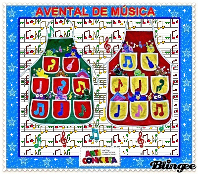 AVENTAL DE MÚSICA AVENTAL DE MÚSICA