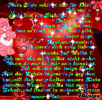Mein Herz schlägt nur für Dich-My heart beats only for you ...