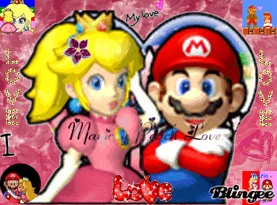 Mario & Peach Love Mario & Peach Love