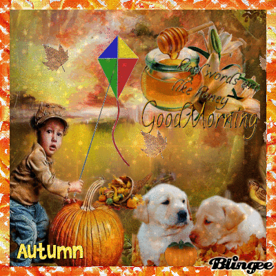 good morning autumn Picture #133439770 | Blingee.com