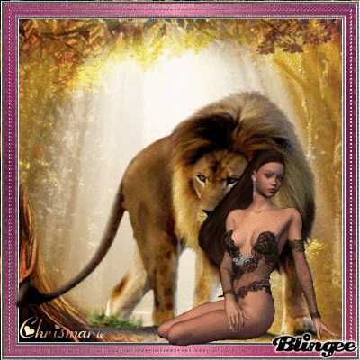 Jodie et son lion