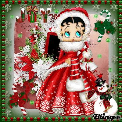 Betty Boop Christmas Picture #133678062 | Blingee.com