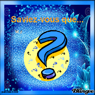 SAVIEZ VOUS QUE