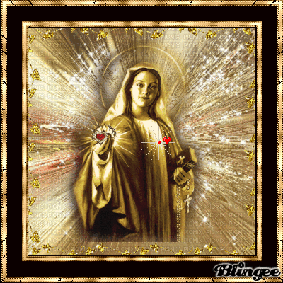 DIE WUNDERSCHOENE GOTTESMUTTER MARIA LADET UNS ALLE ZUM TAEGLICHEN