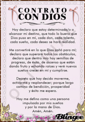 Contrato con Dios Contrato con Dios