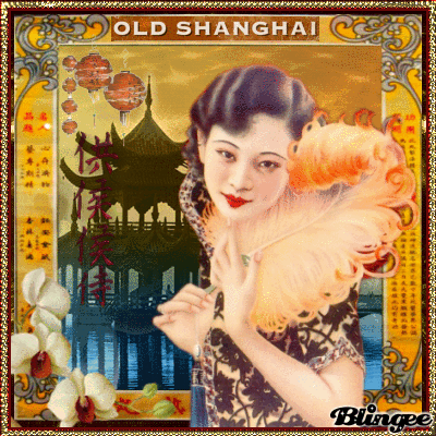 Old Shanghai Calendar Girl Picture #135099132 | Blingee.com