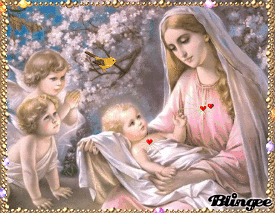 Maria mit dem Kinde lieb Picture #135163558 | Blingee.com