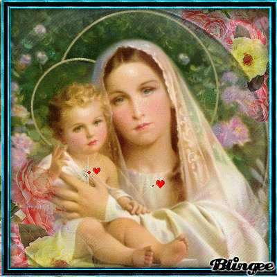 Maria mit dem Kinde lieb uns allen Deinen Segen gib Picture #135199832