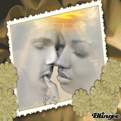 sous un coucher de soleil...LOVE ME...