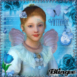 Imagenes Retro Gif | fotos animadas vintage blue fairy girl para compartir Imagenes Retro Gif | fotos animadas vintage blue fairy girl para compartir