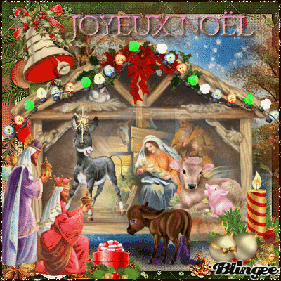 Créche de Noël Picture #135602765 | Blingee.com