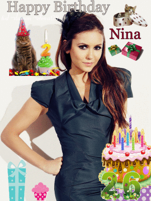 happy birthday nina Picture #135630131 | Blingee.com