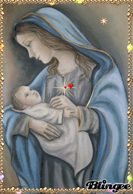 Maria mit dem Kinde lieb uns allen Deinen Segen gib Picture #135795873