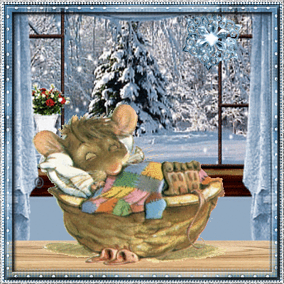 Winter Mouse Picture #136144218 | Blingee.com