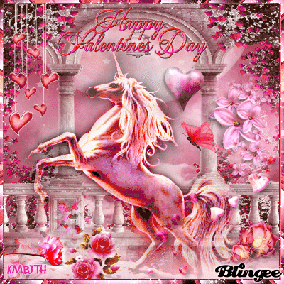Valentine's Day Unicorn Image #136279640 | Blingee.com