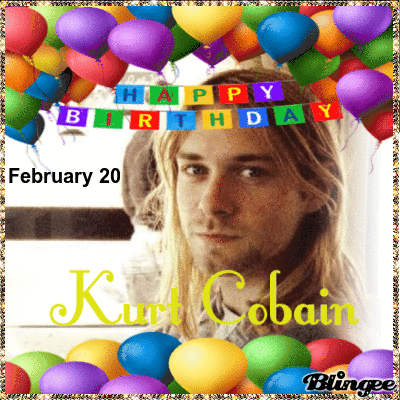 (2,258) Happy Birthday Kurt Cobain (February 20) Picture #136287278 | Blingee.com