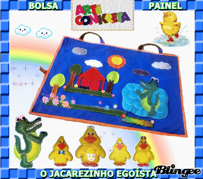 Bolsa de história O jacarezinho egoísta