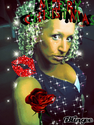christmas kiss Picture #136586466 | Blingee.com