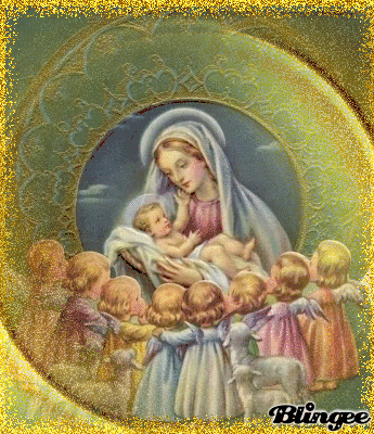 Maria mit dem Kinde lieb uns allen Deinen Segen gib Picture #136650823