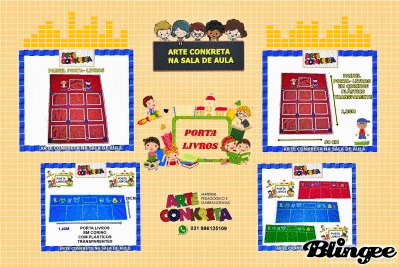  PAINEL PORTA-LIVROS