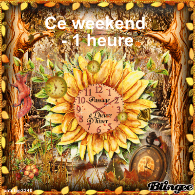 PASSAGE HEURE D HIVER